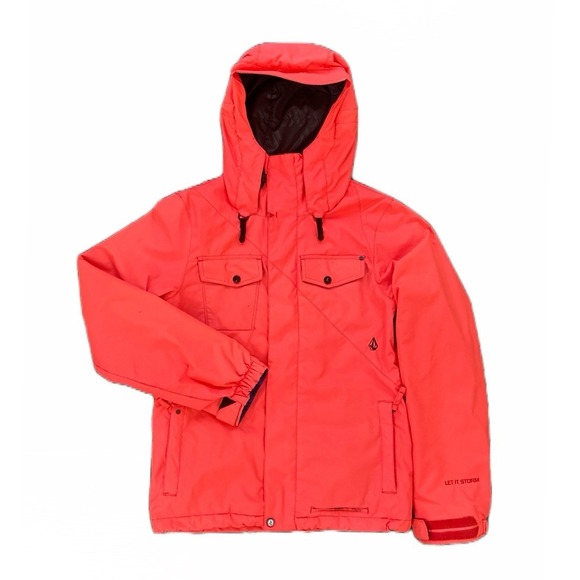 Volcom Women's Snowboard Jacket XS Waterproof 15K Breathable 10K Winter Ski Coat - Picture 1 of 11